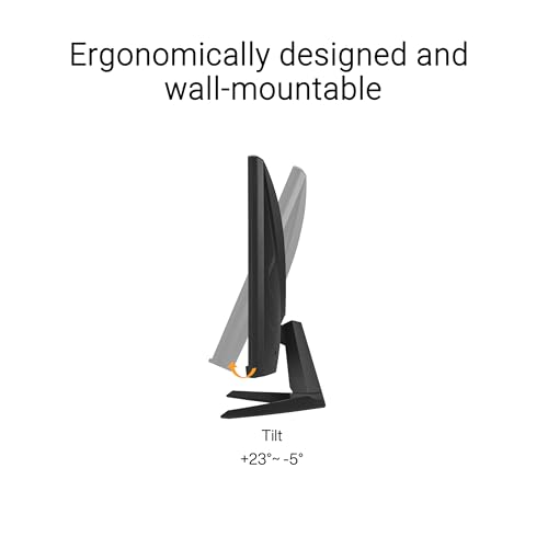 ASUS TUF Gaming 24   23 8  viewable  1080P Monitor  VG249QE5A    FHD  144Hz Overclock to 146Hz  IPS  Extreme Low Motion Blur Sync  1ms  Speakers  Variable Overdrive  DisplayWidget Center  3yr Warranty