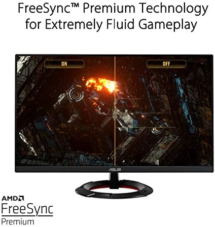 ASUS TUF Gaming 24   23 8  viewable  1080P Monitor  VG249QE5A    FHD  144Hz Overclock to 146Hz  IPS  Extreme Low Motion Blur Sync  1ms  Speakers  Variable Overdrive  DisplayWidget Center  3yr Warranty