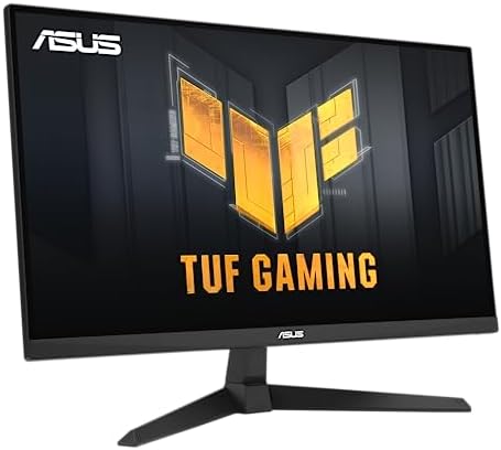 ASUS TUF Gaming 24   23 8  viewable  1080P Monitor  VG249QE5A    FHD  144Hz Overclock to 146Hz  IPS  Extreme Low Motion Blur Sync  1ms  Speakers  Variable Overdrive  DisplayWidget Center  3yr Warranty