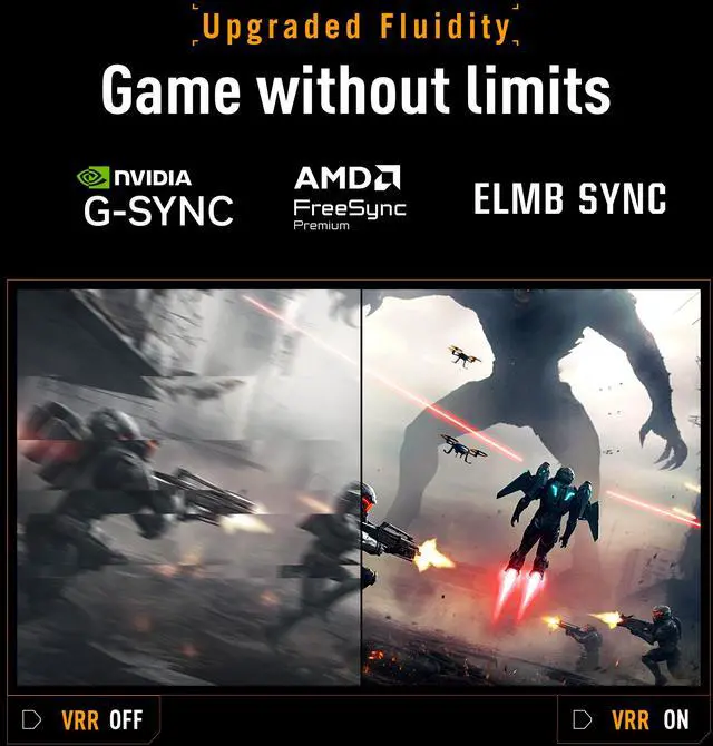 ASUS TUF Gaming 24"  23 8" viewable  Full HD 1080P 240hz Fast IPS with AMD FreeSync Premium & G Sync Compatible 0 3ms Gaming Computer Monitor VG249QM5A