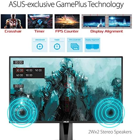 ASUS TUF Gaming 25   24 5 viewable  1080P Gaming Monitor  VG259Q3A    FHD  180Hz  1ms  Fast IPS  Extreme Low Motion Blur  FreeSync  Variable Overdrive  Speakers  99  sRGB  Shadow Boost 3yr Warranty