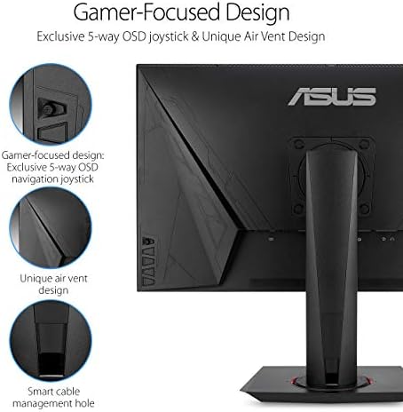 ASUS TUF Gaming 25   24 5 viewable  1080P Gaming Monitor  VG259Q3A    FHD  180Hz  1ms  Fast IPS  Extreme Low Motion Blur  FreeSync  Variable Overdrive  Speakers  99  sRGB  Shadow Boost 3yr Warranty