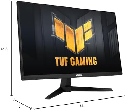 ASUS TUF Gaming 25   24 5 viewable  1080P Gaming Monitor  VG259Q3A    FHD  180Hz  1ms  Fast IPS  Extreme Low Motion Blur  FreeSync  Variable Overdrive  Speakers  99  sRGB  Shadow Boost 3yr Warranty