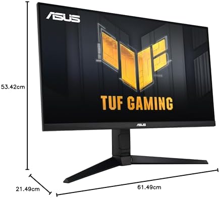 ASUS TUF Gaming 27  1440P HDR Monitor  VG27AQ3A    QHD  2560 x 1440   180Hz  1ms  Fast IPS  130  sRGB  Extreme Low Motion Blur Sync  Speakers  Freesync Premium  G SYNC Compatible  HDMI  DisplayPort