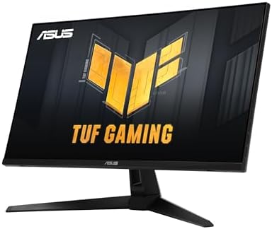 ASUS TUF Gaming 27  1440P HDR Monitor  VG27AQ3A    QHD  2560 x 1440   180Hz  1ms  Fast IPS  130  sRGB  Extreme Low Motion Blur Sync  Speakers  Freesync Premium  G SYNC Compatible  HDMI  DisplayPort