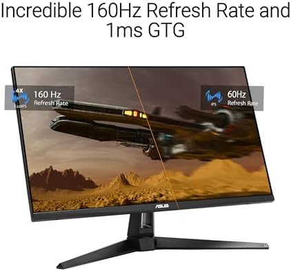 ASUS TUF Gaming 27  4K HDR Monitor  VG27UQ1A    160Hz  1ms  Extreme Low Motion Blur Sync  NVIDIA G SYNC Compatible  AMD FreeSync Premium  95  DCI P3  DisplayWidget  3 yr Warranty