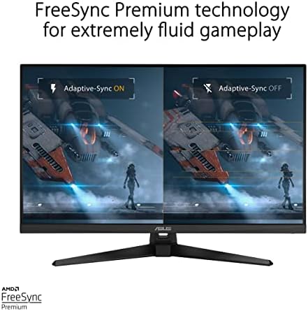 ASUS TUF Gaming 31 5  1440P HDR Monitor  VG32AQA1A    QHD  2560 x 1440   170Hz  1ms  Extreme Low Motion Blur  FreeSync Premium  DisplayPort  HDMI  HDR 10  Shadow Boost  VESA Wall Mountable