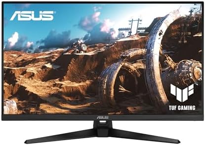ASUS TUF Gaming 31 5  1440P HDR Monitor  VG32AQA1A    QHD  2560 x 1440   170Hz  1ms  Extreme Low Motion Blur  FreeSync Premium  DisplayPort  HDMI  HDR 10  Shadow Boost  VESA Wall Mountable