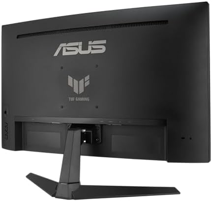 ASUS TUF Gaming 32 1440P HDR Curved Monitor  VG32VQ1B    QHD  2560 x 1440   165Hz  Supports 144Hz   1ms  Extreme Low Motion Blur  Speaker  FreeSync Premium  VESA Mountable  DisplayPort  HDMI BLACK