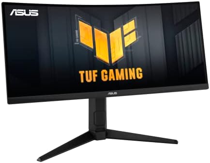 ASUS TUF Gaming 32 1440P HDR Curved Monitor  VG32VQ1B    QHD  2560 x 1440   165Hz  Supports 144Hz   1ms  Extreme Low Motion Blur  Speaker  FreeSync Premium  VESA Mountable  DisplayPort  HDMI BLACK