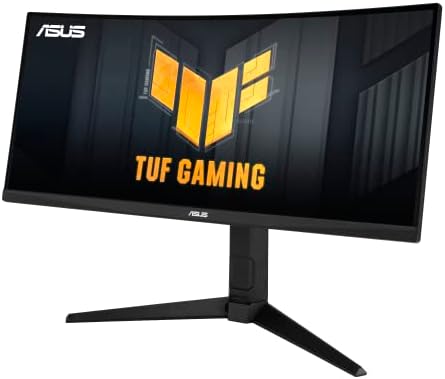 ASUS TUF Gaming 32 1440P HDR Curved Monitor  VG32VQ1B    QHD  2560 x 1440   165Hz  Supports 144Hz   1ms  Extreme Low Motion Blur  Speaker  FreeSync Premium  VESA Mountable  DisplayPort  HDMI BLACK
