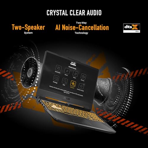 ASUS TUF Gaming A15 Gaming Laptop 15 6 FHD 144Hz Display NVIDIA GeForce RTX 2050 AMD Ryzen 5 7535HS 8GB DDR5 512GB PCIe Gen4 NVMe SSD Wi Fi 6 Windows 11 FA506NF ES51