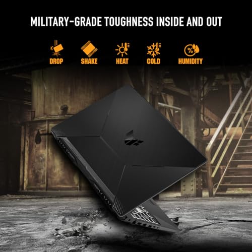 ASUS TUF Gaming A15 Gaming Laptop 15 6 FHD 144Hz Display NVIDIA GeForce RTX 2050 AMD Ryzen 5 7535HS 8GB DDR5 512GB PCIe Gen4 NVMe SSD Wi Fi 6 Windows 11 FA506NF ES51