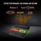 ASUS TUF Gaming A15 Gaming Laptop  15 6  FHD 144Hz Display  NVIDIA  GeForce RTX