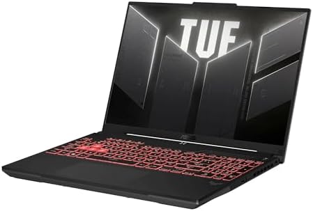 ASUS TUF Gaming A16 Laptop  AMD Ryzen 7 7445HS  16 Full HD  145Hz Display  NVIDIA GeForce RTX 4050  16GB DDR5 RAM  512GB SSD  Backlit Keyboard  Windows 11 Pro