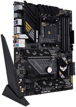 ASUS TUF Gaming B550 PLUS WiFi II AMD AM4  3rd Gen Ryzen   ATX Gaming Motherboard  PCIe 4 0  WiFi 6  2 5Gb LAN  BIOS Flashback  USB 3 2 Gen 2  Addressable Gen 2 RGB Header and Aura Sync