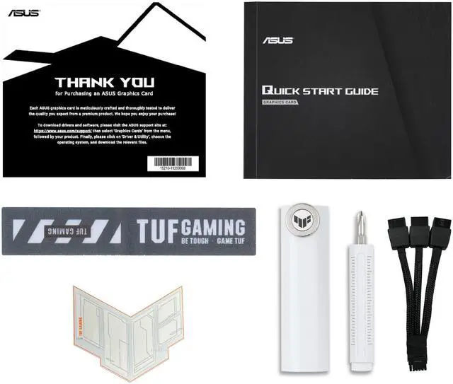 Tarjetas gráficas ASUS TUF Gaming BTF White Edition con adaptador GC-HPWR desmontable GeForce RTX 5070 Ti 16 GB GDDR7 PCI Express 5.0 x16 ATX TUF-RTX5070TI-O16G-BTF-WHITE
