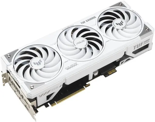 Tarjetas gráficas ASUS TUF Gaming BTF White Edition con adaptador GC-HPWR desmontable GeForce RTX 5070 Ti 16 GB GDDR7 PCI Express 5.0 x16 ATX TUF-RTX5070TI-O16G-BTF-WHITE