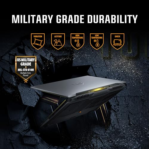 ASUS TUF Gaming F16 2024 Gaming Laptop 16 FHD 144Hz IPS Level 16 10 Display Intel Core 5 210H Processor NVIDIA GeForce RTX 4050 8GB DDR5 512GB PCIe Gen4 SSD Wi Fi 6 Windows 11 Home