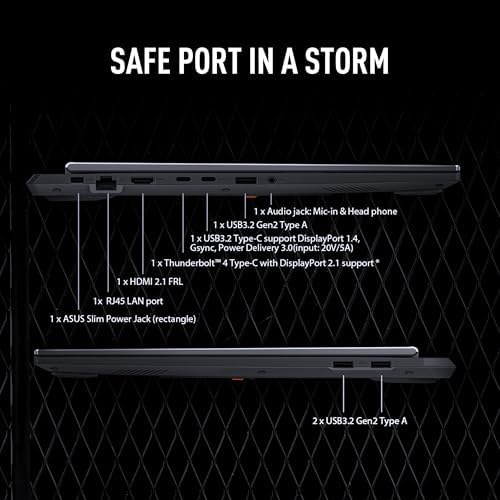 ASUS TUF Gaming F16  2025  Gaming Laptop  16  FHD  165Hz IPS Level 16 10 Display  Intel  Core  i7 Processor 14650HX  NVIDIA  GeForce RTX  5050  16GB DDR5  1TB PCIe Gen4 SSD  Wi Fi 6E  Windows 11 Home