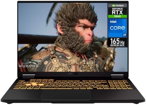 ASUS TUF Gaming F16 Laptop 16 FHD  165Hz Display  Intel Core i7 14650HX  32GB RAM  1TB SSD  NVIDIA GeForce RTX 5060 8GB  Windows 11  High Performance Gray Gaming Notebook
