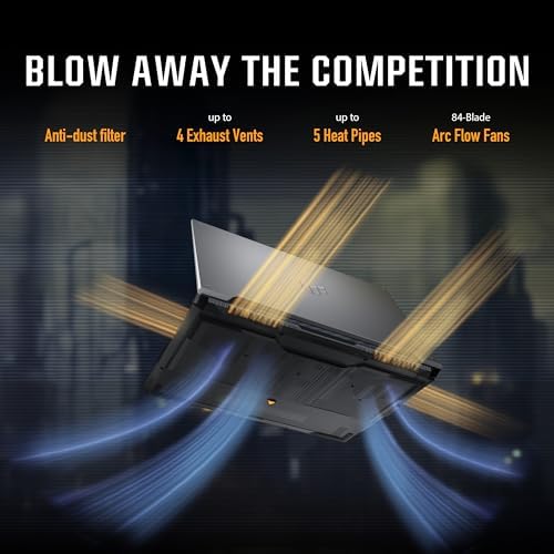 ASUS TUF Gaming F16 (2024) Laptop para juegos, pantalla FHD+ 144Hz de 16 pulgadas de nivel IPS 16:10, procesador Intel® Core™ i7-13620H, NVIDIA® GeForce RTX™ 4050, DDR5 de 16 GB, SSD PCIe Gen4 de 512