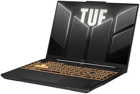 ASUS TUF Gaming F16 (2024) Laptop para juegos, pantalla FHD+ 144Hz de 16 pulgadas de nivel IPS 16:10, procesador Intel® Core™ i7-13620H, NVIDIA® GeForce RTX™ 4050, DDR5 de 16 GB, SSD PCIe Gen4 de 512