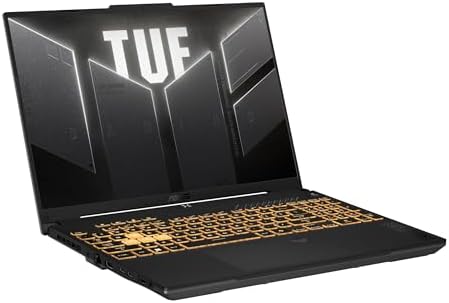 ASUS TUF Gaming F16 Gaming Laptop  16  FHD  144Hz IPS Level 16 10 Display  Intel  Core  5 210H  NVIDIA  GeForce RTX  4050  16GB DDR5  512GB PCIe Gen4 SSD  Wi Fi 6  Win11 Home  FX607VU SS53
