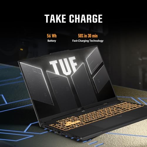 ASUS TUF Gaming F16 Gaming Laptop  16  FHD  144Hz IPS Level 16 10 Display  Intel  Core  5 210H  NVIDIA  GeForce RTX  4050  16GB DDR5  512GB PCIe Gen4 SSD  Wi Fi 6  Win11 Home  FX607VU SS53
