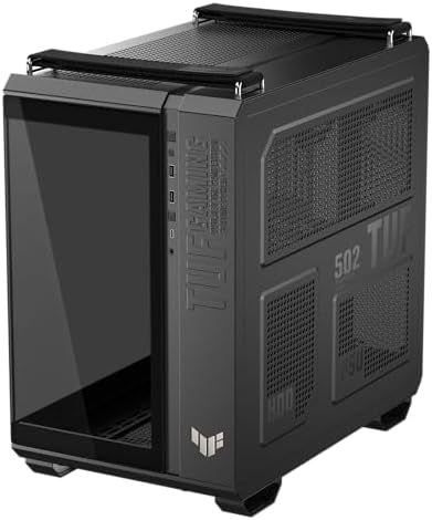 ASUS TUF Gaming GT502 Horizon ATX Mid Tower PC Case  Boundless Panoramic Design  Dual Chamber  Independent CPU and GPU Cooling Zones  Tool Free Side Panels  USB 10 Gbps Type C  Front Panel 
