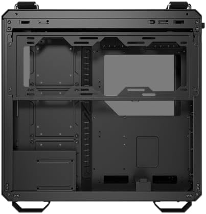 ASUS TUF Gaming GT502 Horizon ATX Mid Tower PC Case  Boundless Panoramic Design  Dual Chamber  Independent CPU and GPU Cooling Zones  Tool Free Side Panels  USB 10 Gbps Type C  Front Panel 