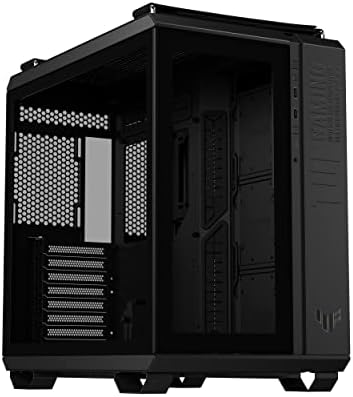 ASUS TUF Gaming GT502 Horizon ATX Mid Tower PC Case  Boundless Panoramic Design  Dual Chamber  Independent CPU and GPU Cooling Zones  Tool Free Side Panels  USB 10 Gbps Type C  Front Panel 