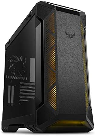 ASUS TUF Gaming GT502 Horizon ATX Mid Tower PC Case  Boundless Panoramic Design  Dual Chamber  Independent CPU and GPU Cooling Zones  Tool Free Side Panels  USB 10 Gbps Type C  Front Panel 