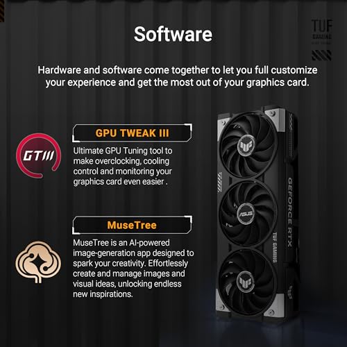 ASUS TUF Gaming GeForce RTX   5060 Ti 16GB GDDR7 OC Edition Gaming Graphics Card  PCIe  5 0  HDMI /DP 2 1  3 1 Slot  Military Grade Components  Protective PCB Coating  axial tech Fans 