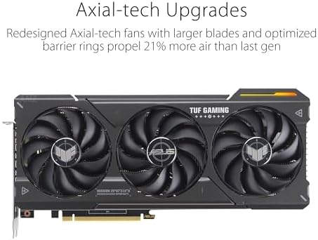 ASUS TUF Gaming GeForce RTX   5070 12GB GDDR7 OC Edition Gaming Graphics Card  PCIe  5 0  HDMI /DP 2 1  3 125 slot  Military Grade Components  Protective PCB Coating  axial tech Fans 