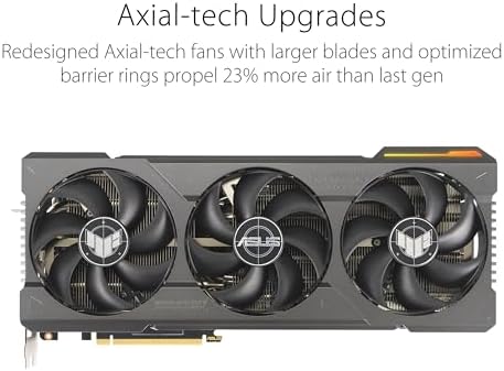 ASUS TUF Gaming GeForce RTX   5080 16GB GDDR7 OC Edition Gaming Graphics Card  PCIe  5 0  HDMI /DP 2 1  3 6 Slot  Military Grade Components  Protective PCB Coating  axial tech Fans  Vapor Chamber