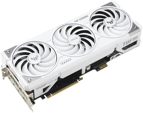 ASUS TUF Gaming GeForce RTX   5070 Ti 16GB GDDR7 BTF White OC Edition Gaming Graphics Card  PCIe  5 0  HDMI /DP 2 1  3 125 slot  Military Grade Components  with a Detachable GC HPWR Adapter 