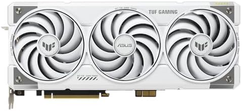 ASUS TUF Gaming GeForce RTX   5070 Ti 16GB GDDR7 BTF White OC Edition Gaming Graphics Card  PCIe  5 0  HDMI /DP 2 1  3 125 slot  Military Grade Components  with a Detachable GC HPWR Adapter 