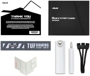 ASUS TUF Gaming GeForce RTX   5070 Ti 16GB GDDR7 White OC Edition Gaming Graphics Card  PCIe  5 0  HDMI /DP 2 1  3 125 slot  Military Grade Components  Protective PCB Coating  axial tech Fans 