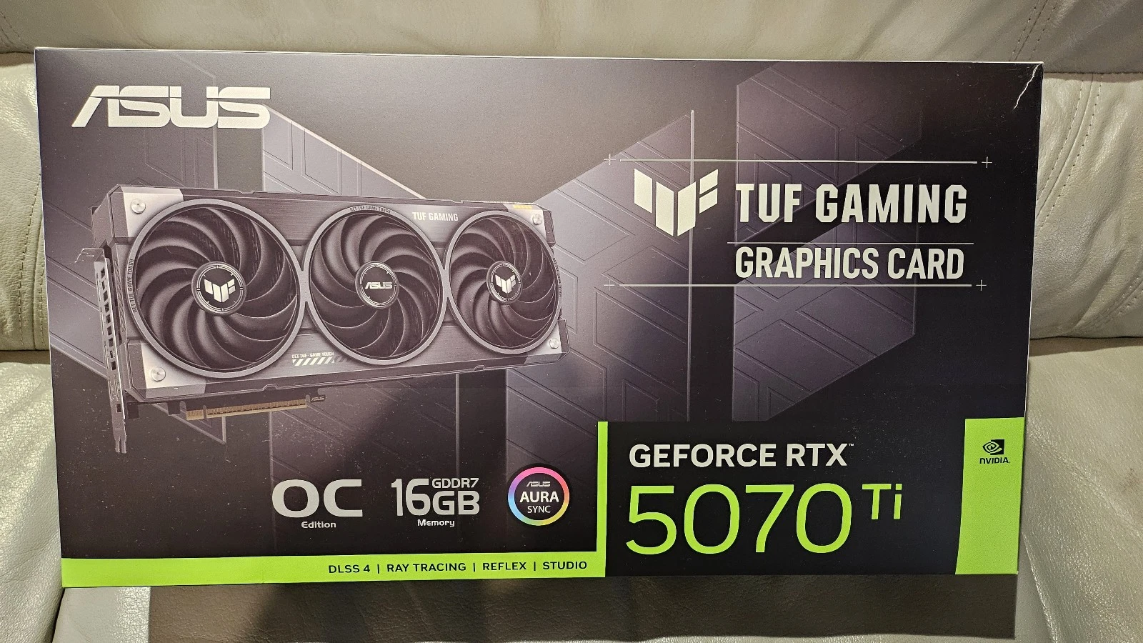 ASUS TUF Gaming GeForce RTX 5070 Ti OC 16GB GDDR7 PCIe 5 0 Graphics Card