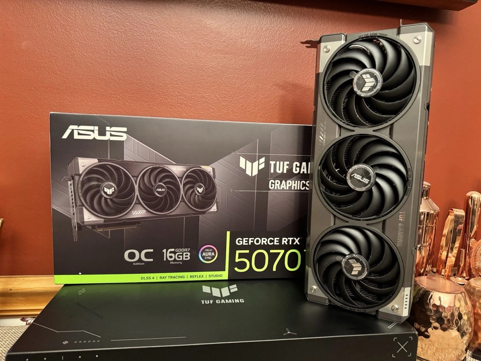 ASUS TUF Gaming GeForce RTX   5070 Ti 16GB GDDR7 OC Edition Gaming Graphics Card