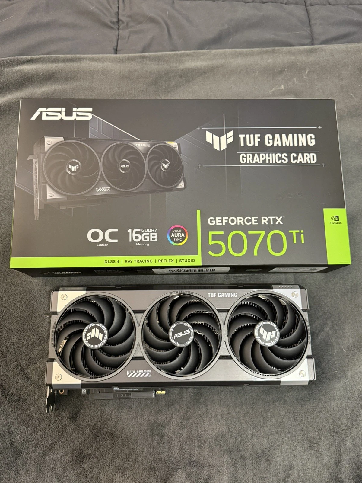 ASUS TUF Gaming GeForce RTX   5070 Ti 16GB GDDR7 OC Edition Gaming Graphics Card