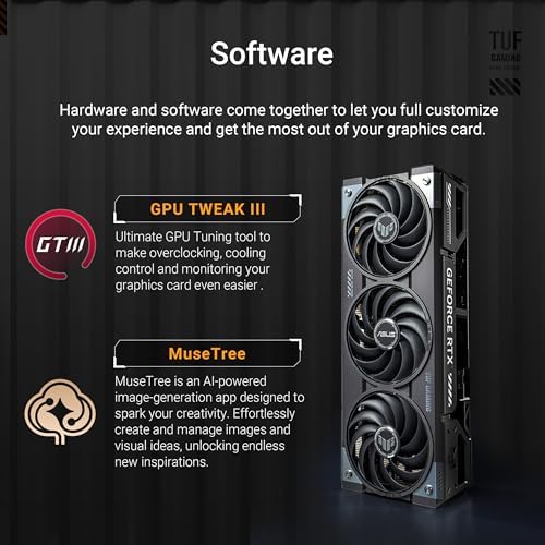 ASUS TUF Gaming GeForce RTX   5070 Ti 16GB GDDR7 OC Edition Gaming Graphics Card  PCIe  5 0  HDMI /DP 2 1  3 125 slot  Military Grade Components  Protective PCB Coating  axial tech Fans   Renewed 