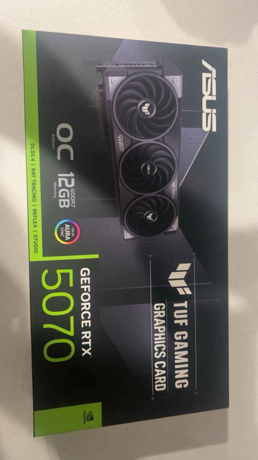 ASUS TUF Gaming GeForce RTX 5070 OC Edition 12GB GDDR7 Ray Tracing DLSS 4