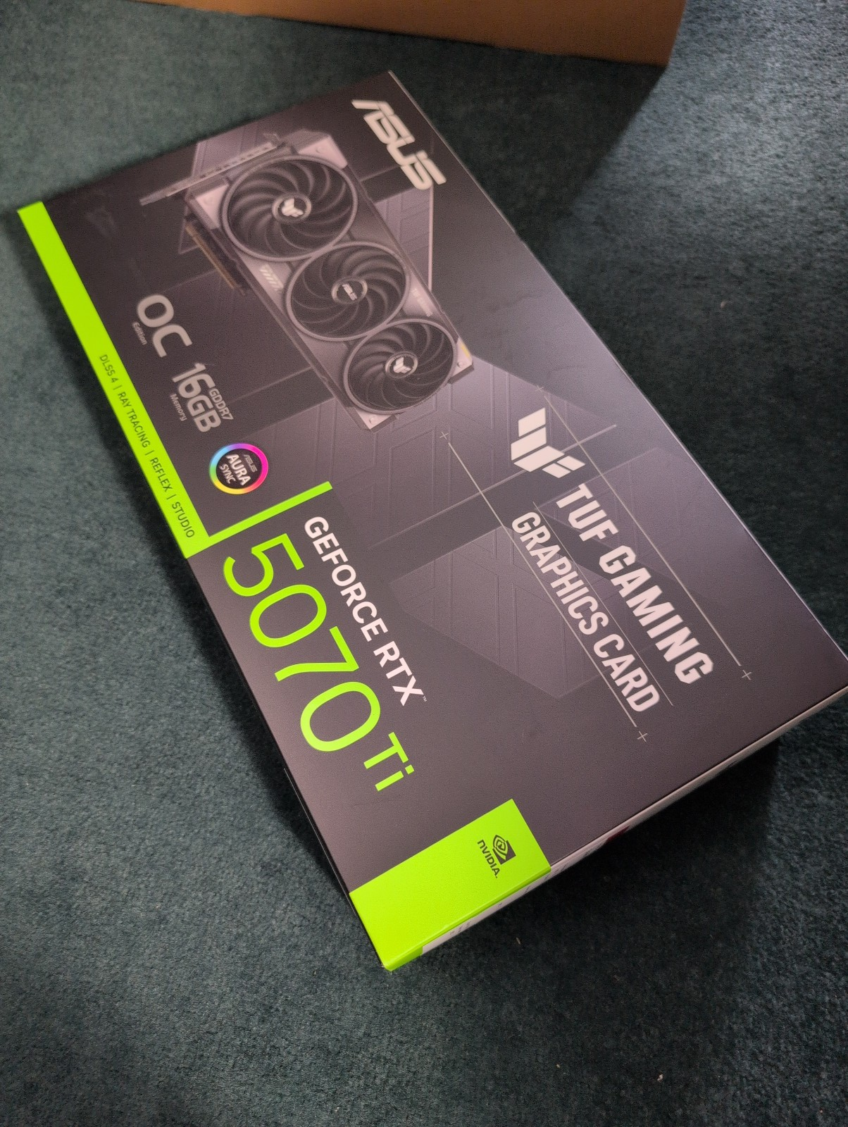 ASUS TUF Gaming GeForce RTX 5070 Ti OC Edition 16GB GDDR7 TUF RTX5070TI O16G GAM