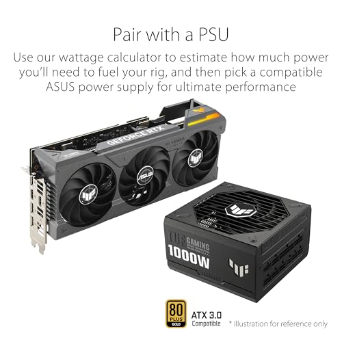 ASUS TUF Gaming NVIDIA GeForce RTX™ 4070 Ti Super OC Edition - Tarjeta gráfica para juegos (PCIe 4.0, 16 GB GDDR6X, HDMI 2.1a, DisplayPort 1.4a), RTX4070Ti|OC|Negro