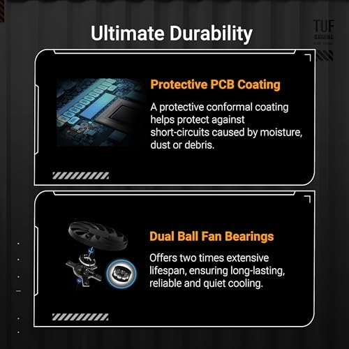 ASUS TUF Gaming NVIDIA GeForce RTX 5060 8GB GDDR7 OC Edition Graphics Card   PCIe 5 0  HDMI/DP 2 1  3 1 Slot  Military Grade Components  Protective PCB Coating  Axial tech Fans   3 Year Warranty