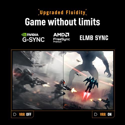 ASUS TUF Gaming Series 5 24 5  1080P Monitor  VG259QMR5A    Fast IPS  310Hz  0 3ms  G SYNC Compatible  FreeSync Premium  Extreme Low Motion Blur Sync  99  sRGB  DisplayWidget  Gaming AI  3 yr warranty