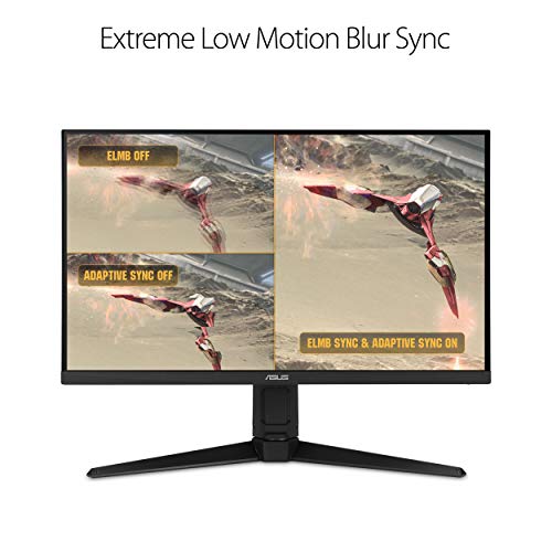 ASUS TUF Gaming VG27AQL1A 27  HDR Monitor  1440P WQHD  2560 x 1440   170Hz  Supports 144Hz   IPS  1ms  G SYNC Compatible  Extreme Low Motion Blur Sync  HDR400  130  sRGB  Eye Care  HDMI DisplayPort