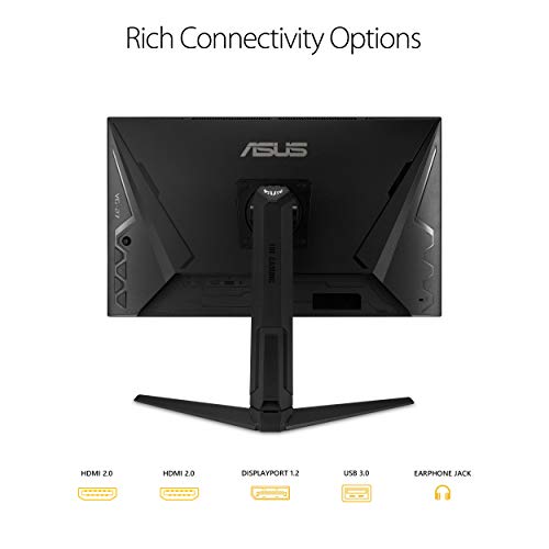 ASUS TUF Gaming VG27AQL1A 27  HDR Monitor  1440P WQHD  2560 x 1440   170Hz  Supports 144Hz   IPS  1ms  G SYNC Compatible  Extreme Low Motion Blur Sync  HDR400  130  sRGB  Eye Care  HDMI DisplayPort